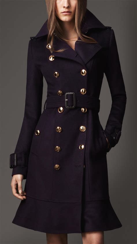 burberry dusty blue coat|Burberry trench coat ladies.